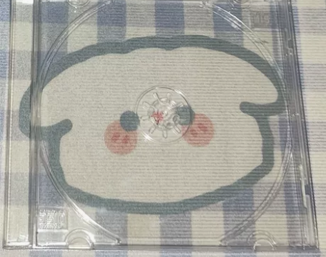 ins无印风透明CD收纳盒追星必备get神...