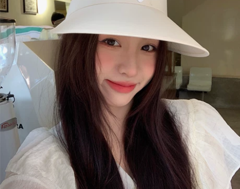 馨帮帮三角标遮阳帽帽子夏季户外简约防紫外线...