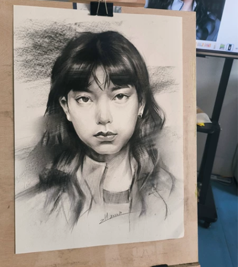 自己画的素描作品 感兴趣的话点“我想要”和...