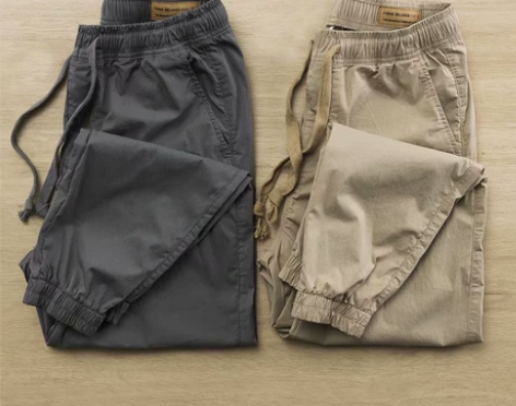 清仓处理 裤子男秋季韩版透气水洗九分休闲裤...