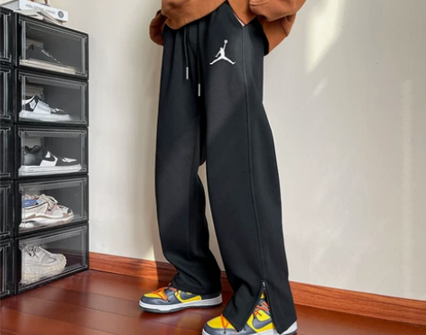 美式潮牌裤子男款秋冬季运动休闲长裤高街潮流...