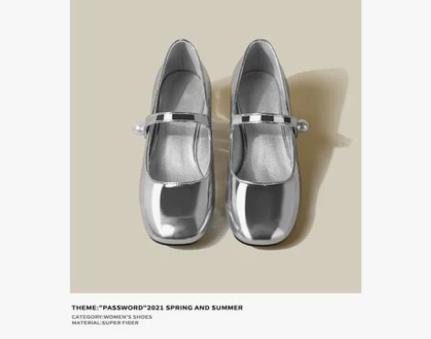 艾丽珠 玛丽珍法式单鞋女夏2022年新款方...