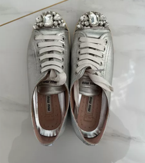 miumiu 女士运动鞋百搭单鞋 35.5...