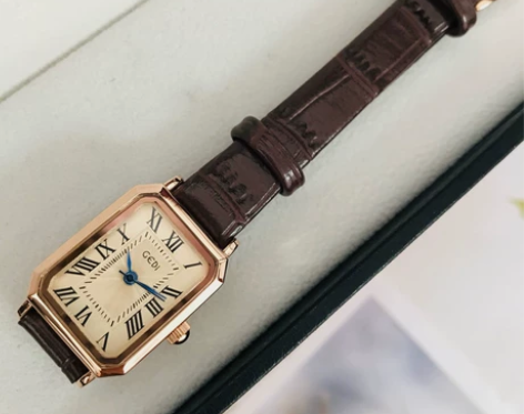 GEDI歌迪手表方形小方表休闲复古文艺学生...