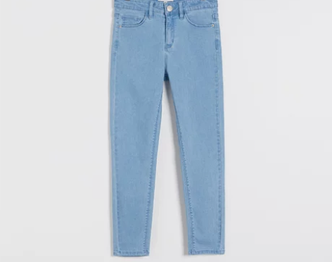 C&A女式修身显瘦牛仔裤 春夏简约七分小脚...