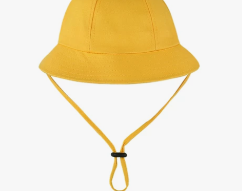 小黄帽小学生定制logo印字黄色户外春游专...