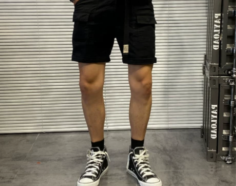 夏季机车运动工装短裤男潮牌纯棉潮流男士中裤...