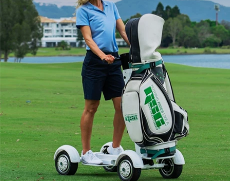 新款成人电动四轮高尔夫球车户外休闲越野代步...