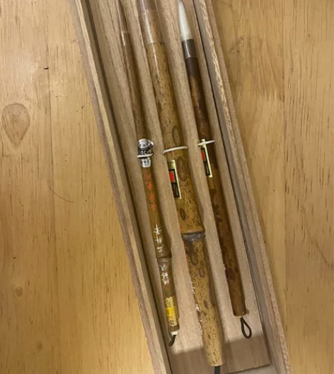 日本回流,熊野毛笔、全新带原盒三支、分别有...