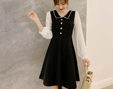 秋季仙女超甜收腰显瘦法式裙。 感兴趣的话点...