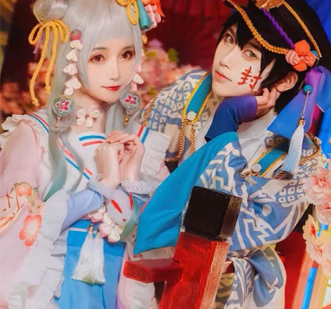 初兽猫 地缚少年花子君 八寻宁宁cos服 ...