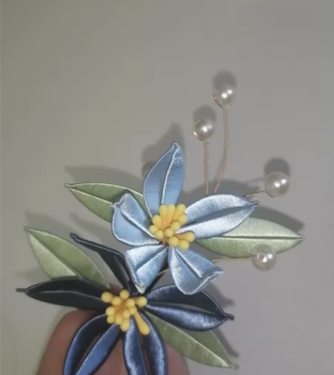 缠花白菜汉服发饰 科幻可换小说汉服娃衣大缠...