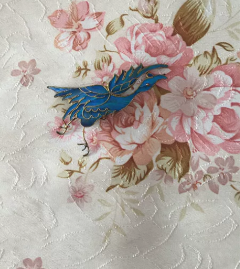 老银鎏金白天鹅帽花发饰品上好工艺棒喜欢的来...