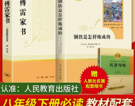 傅雷家书/三联+钢铁是怎样炼成的/人民教育...