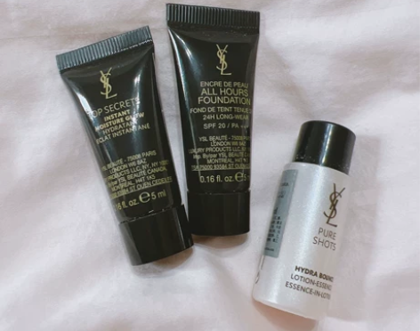 Ysl 哑光持妆粉底5ml 黑丝缎妆前5m...