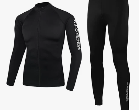 潜水服男水母衣分体长袖长裤沙滩冲浪防割伤冬...