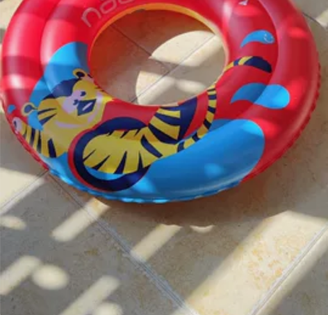 迪卡侬儿童宝宝儿童游泳圈腋下圈加厚双层充气...