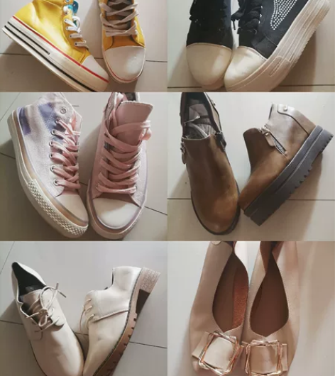 大码女鞋小皮鞋/高帮帆布鞋/厚底鞋/英伦风...