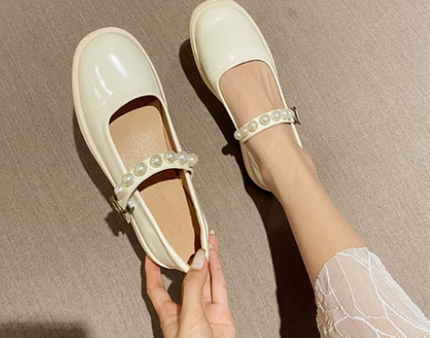 玛丽珍鞋jk小皮鞋英伦风法式厚底单鞋女秋珍...