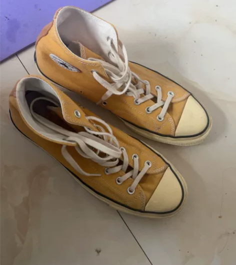 converse 1970s 黄色复古板鞋...