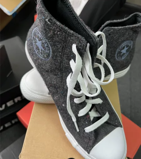 匡威女鞋高帮 37码全新带鞋盒