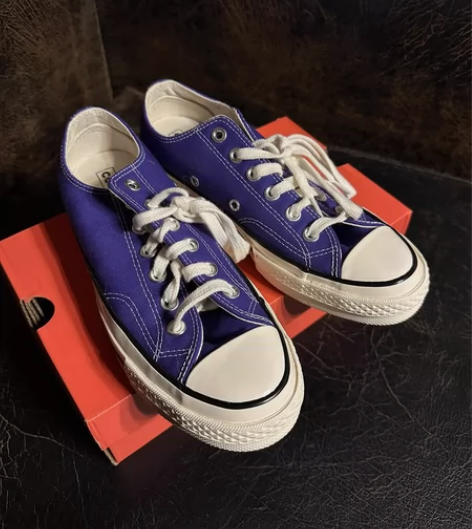 全新 正品 37码 匡威1970s帝王紫低...