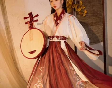 汉服女仙气飘逸古风齐腰古装全套中国风晋制夏...