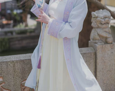 琉香丨如梦霓裳原创宋制汉服女双层对襟绣花长...