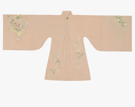 劲合明制汉服松蝶之恋原创正品立领齐腰褶裙夏...