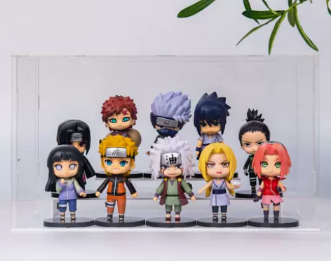 火影手办全套周边鸣人小李小樱佐助鼬我爱罗摆...