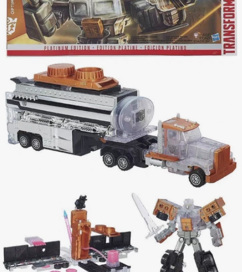 正品孩之宝变形金刚铂金版G2擎天柱全新未拆...