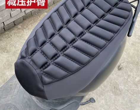 电动车 电车坐垫套透气防晒摩托车减震座套加...