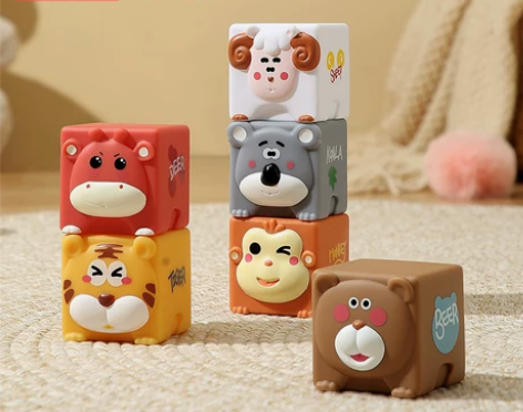 【狂欢价】科巢宝宝软胶积木儿童益智叠叠乐玩...