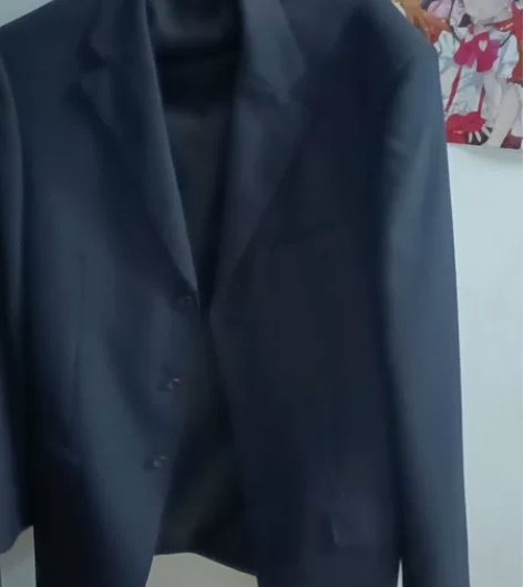 男士西装 长时间不穿落灰较多，微瑕，无破损...