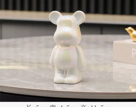 轻奢网红暴力熊摆件创意客厅桌面摆放电视柜卡...