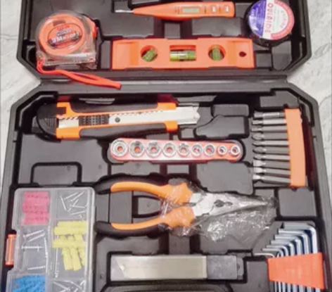 德国欧莱德家用多功能手动五金工具箱套装家庭...