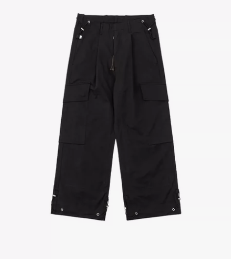 全新NGOARMY 22FW 束脚拉链工装...