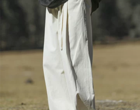 工装裤子男春季潮牌纯棉宽松直筒阔腿长裤日系...