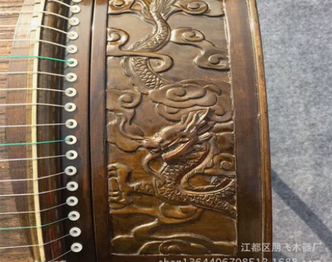 木雕刻古筝 专业演奏古筝 考级古筝 首尾雕...