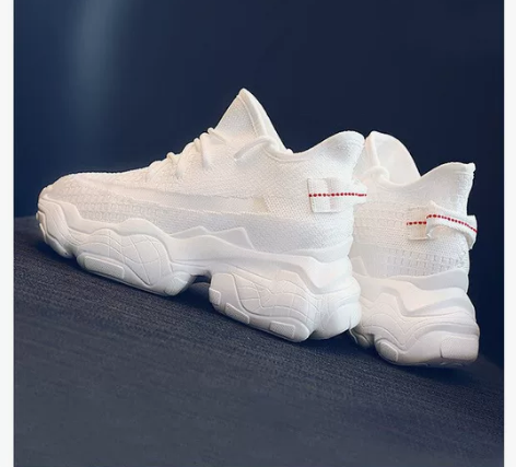 内增高小白鞋子女透气2020潮夏季新款百搭...