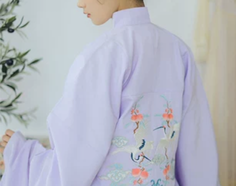 兰若庭 汉服 望水云鹤 明制 立领 补服 ...