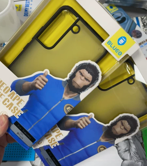 蓝猩出品三星s22+/s22护甲手机壳磨砂...