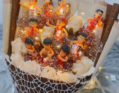 灌篮高手手办花束生日礼物送男生老公朋友男士...