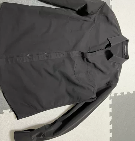 正品杰克琼斯男士衬衫,黑色,180.100...