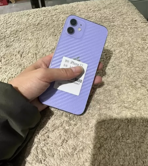 苹果12紫色 内存128g 国行原机 电池...