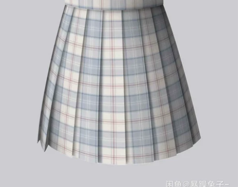 落霞与鹜jk群 s码 包邮 银线 褶子很锋...