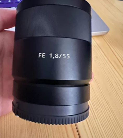 索尼全画幅fe55mm 1.8镜头 22年...