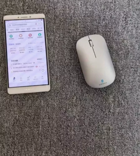 可以在手机上使用的鼠标！无线蓝牙双模，按键...