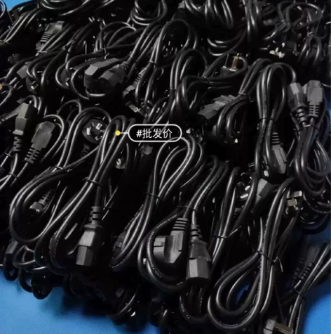 电脑电源线一拖二1.8米电脑主机显示器供电...