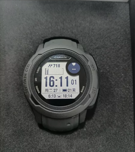 #Garmin/佳明 手表 本能2s石墨灰...